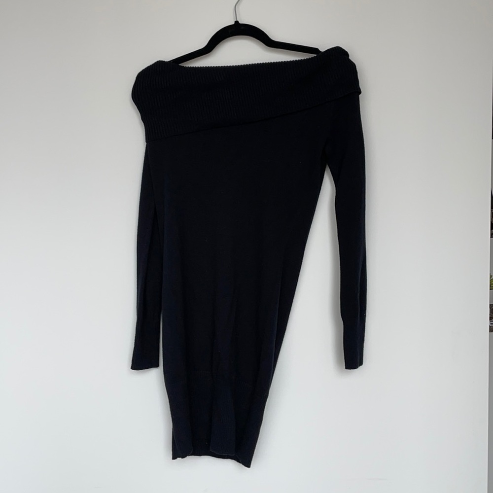LAST DAY ⭐️ Gilt Cowl Neck Sweater Dress